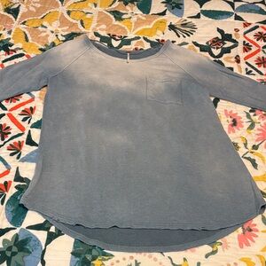 Free People Light Blue tunic